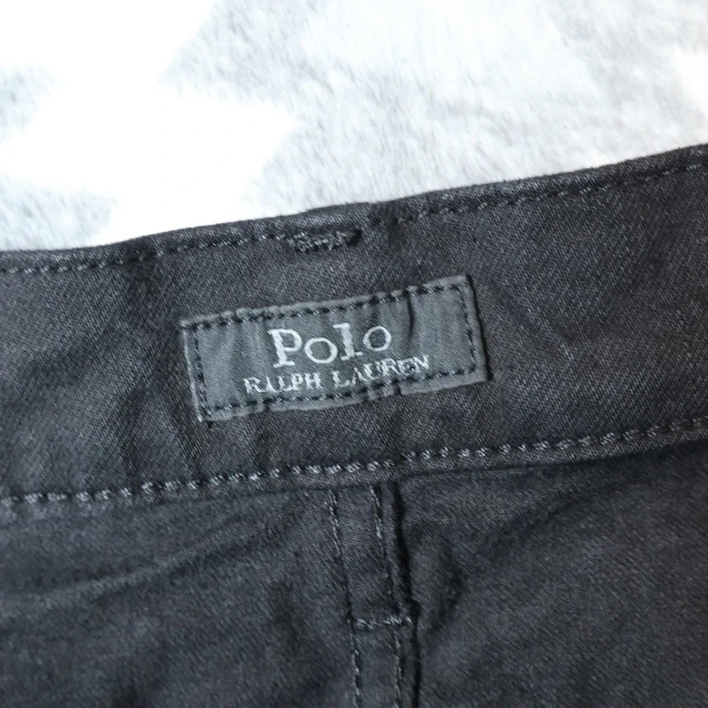 Polo Ralph Lauren Hampton Relaxed Straight Black Jeans 40x36 Stretch Pants
